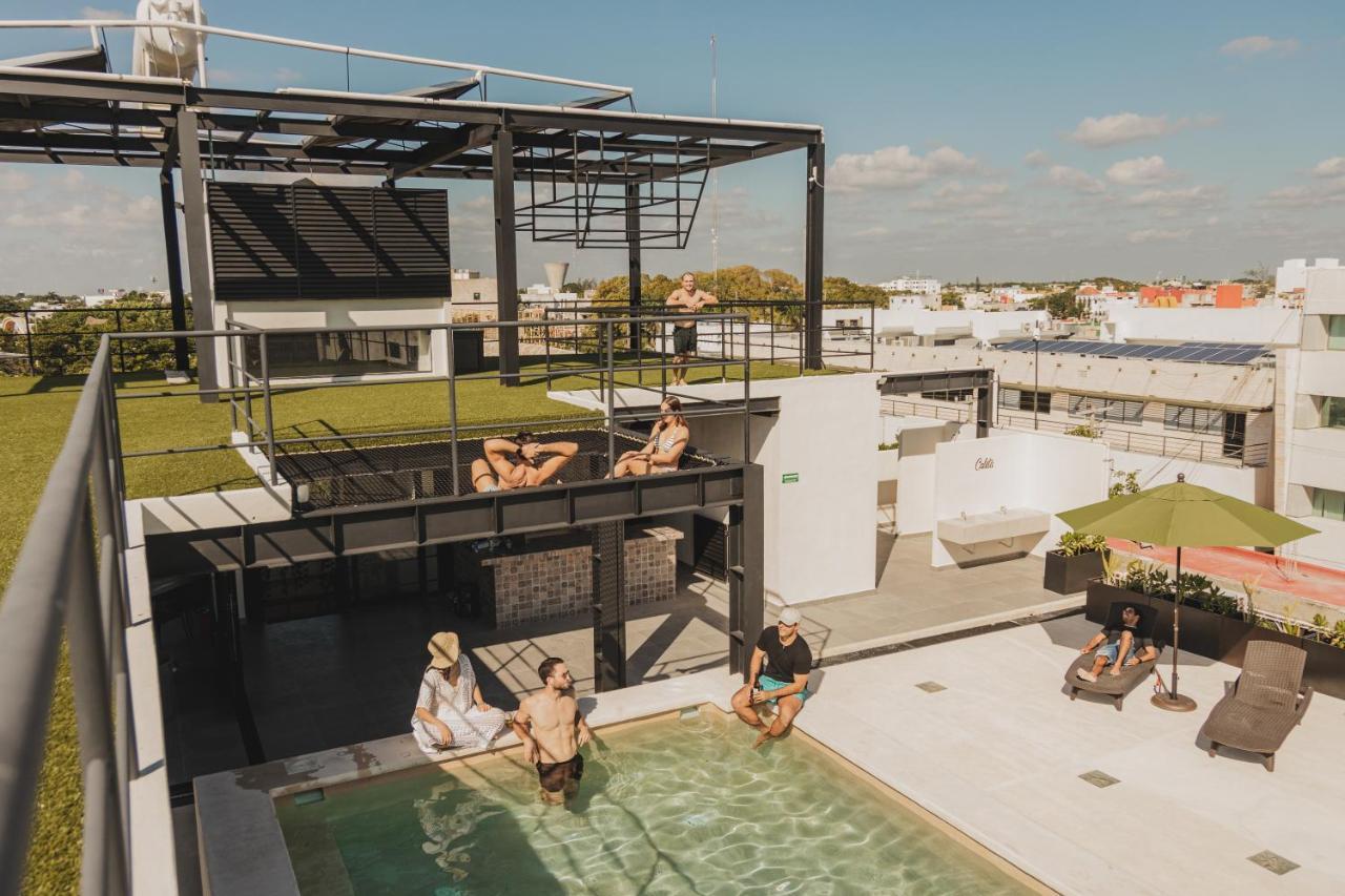 Caleta Hostel Rooftop & Pool Канкун Екстер'єр фото