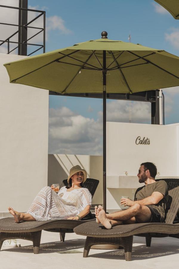 Caleta Hostel Rooftop & Pool Канкун Екстер'єр фото