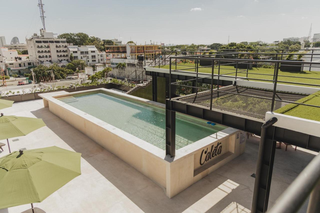 Caleta Hostel Rooftop & Pool Канкун Екстер'єр фото