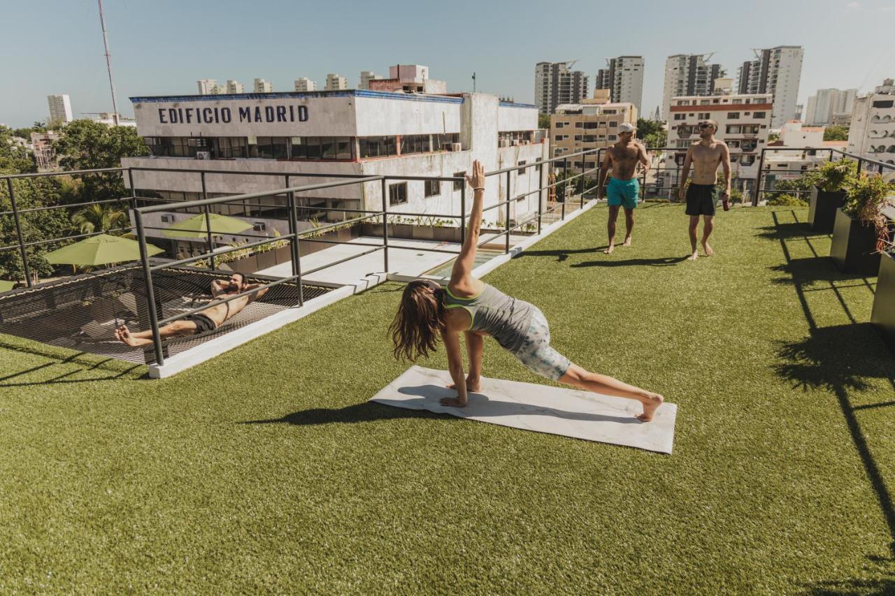 Caleta Hostel Rooftop & Pool Канкун Екстер'єр фото
